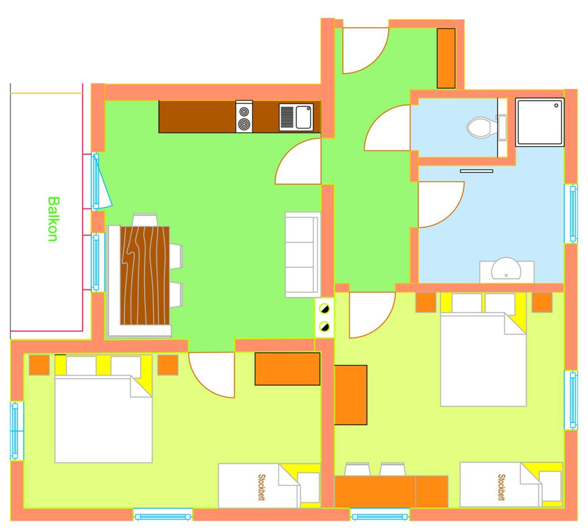Haus Ofner Am Kreischberg Bed & Breakfast ซังคท์เกออร์เกน อ็อบ มูเรา ห้อง รูปภาพ