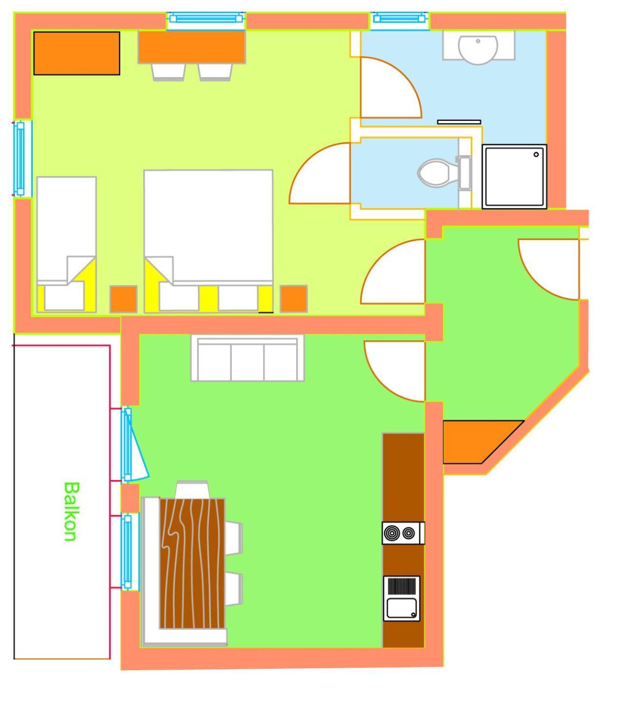 Haus Ofner Am Kreischberg Bed & Breakfast ซังคท์เกออร์เกน อ็อบ มูเรา ห้อง รูปภาพ